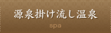源泉掛け流し温泉