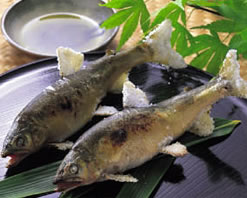 清流育ち！岩魚・鮎の塩焼き