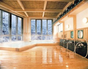 1QSMFP006雪の檜風呂